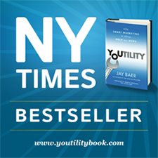 Jay Baer's Youtility is a NYTimes best seller